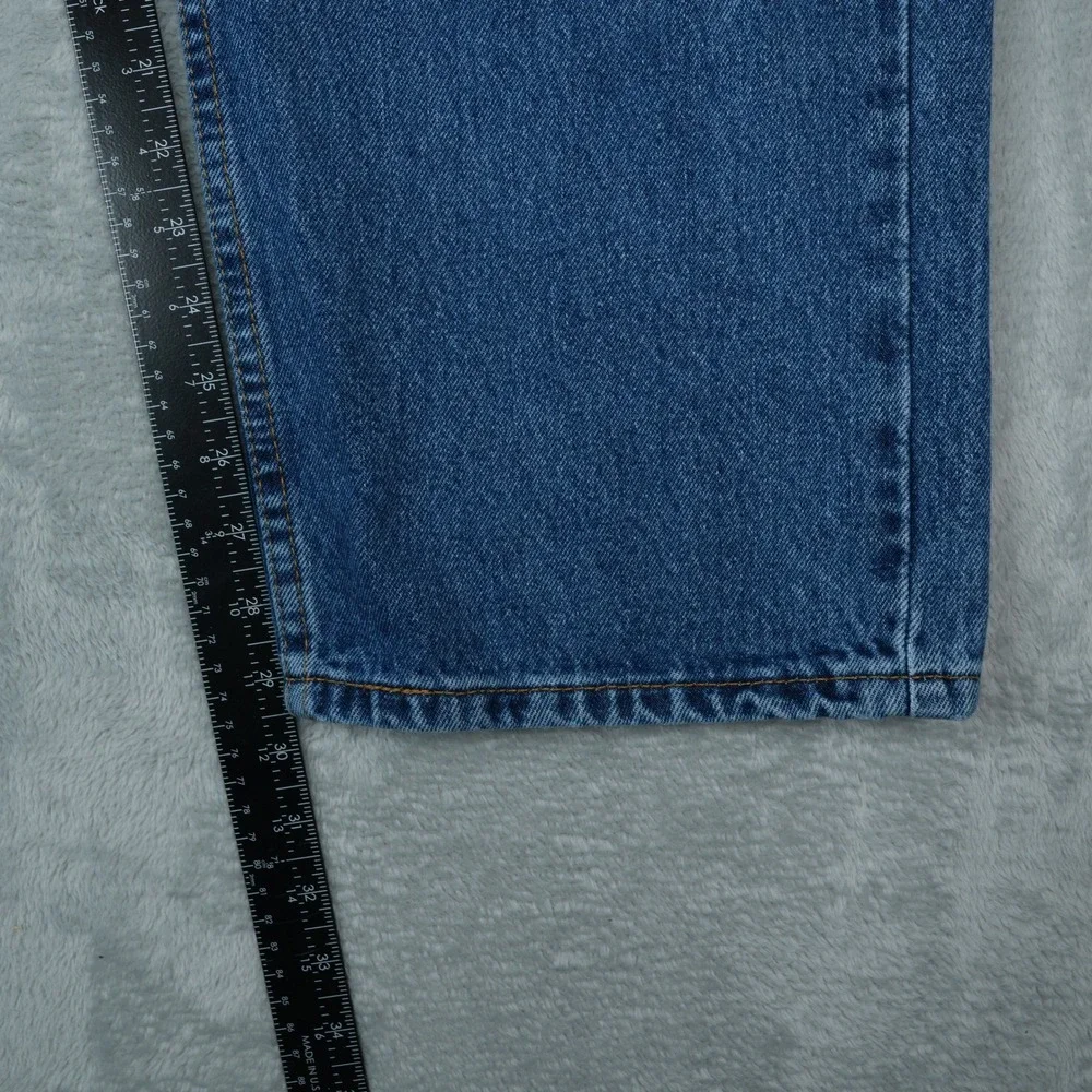 Levis 505 Regular Fit Jeans Mens 42x29 Blue Straight Leg Denim 100% Cotton 2017